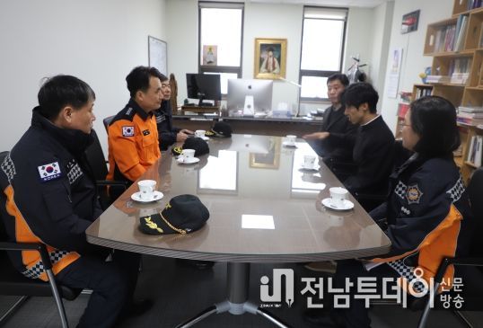 목포소방서, 성탄절 및 연말연시 대비 관서장 화재취약대상 방문