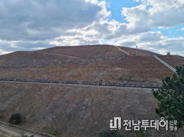 서부매립장 최종복토 전경