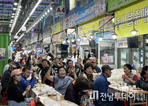 지난해 열린 남진야시장 행사 모습