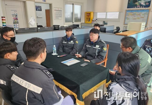 완도해경서장, 휴일에도 관내 치안현장 찾아 점검 실시하다