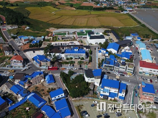 신안군 압해읍 소재지 전경 사진