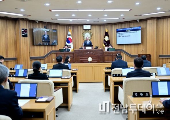 제386회 목포시의회 임시회 폐회