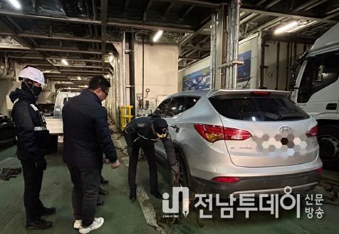 완도해경, 설 명절을 맞아 다중이용선박 등 현장점검에 나서