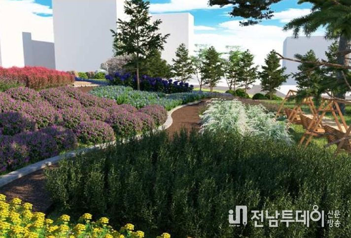 학교 숲 조성 후(중문고