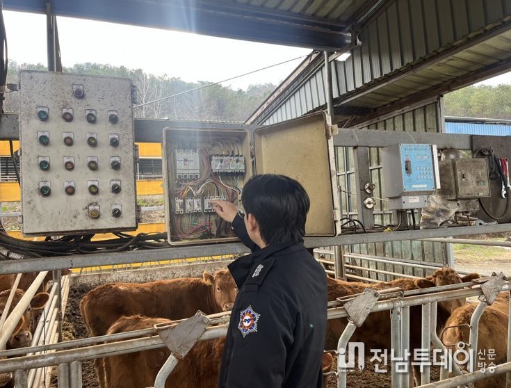 장흥소방서, 겨울철 축사시설 화재안전조사 추진