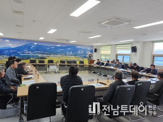 장흥 안양면, 친환경농업 작목반장 간담회 개최