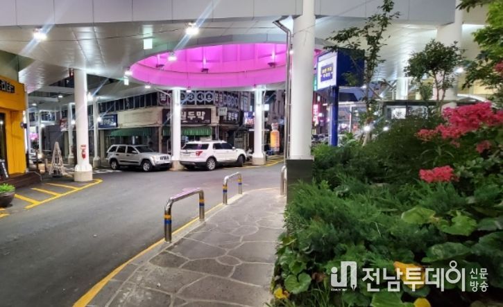 매일올레시장 조명설치