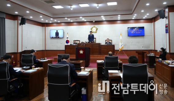장흥군의회, 제288회 임시회 폐회