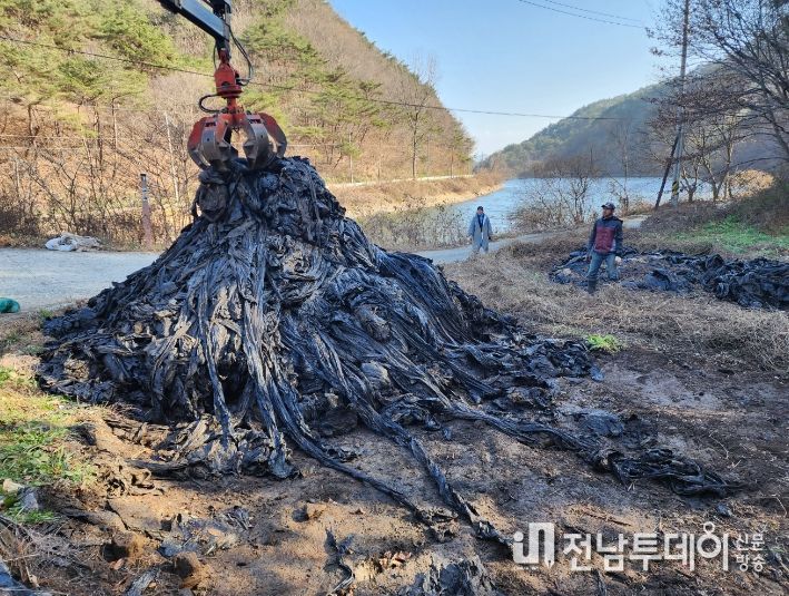 보성군, 청정보성 위한 18일부터 31일까지 영농폐비닐 일제 수거 지원
