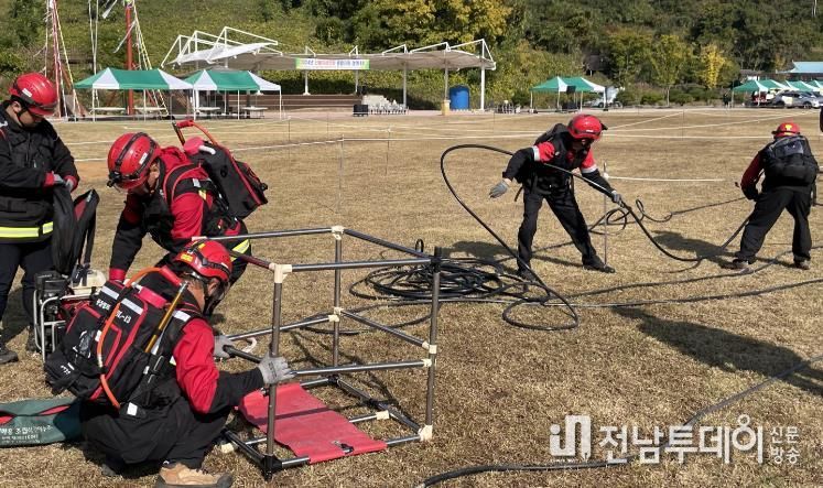산불 지상진화통합지휘 경연대회 사진