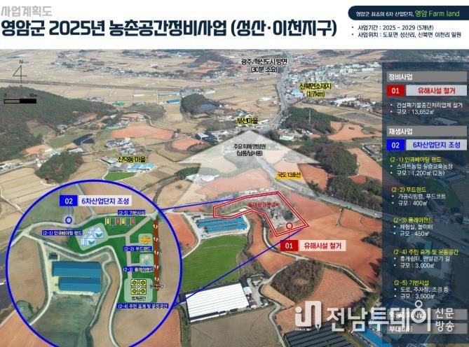 영암군, 농림부 ‘농촌공간 정비사업’ 전남 유일 선정…국비 50억 확보