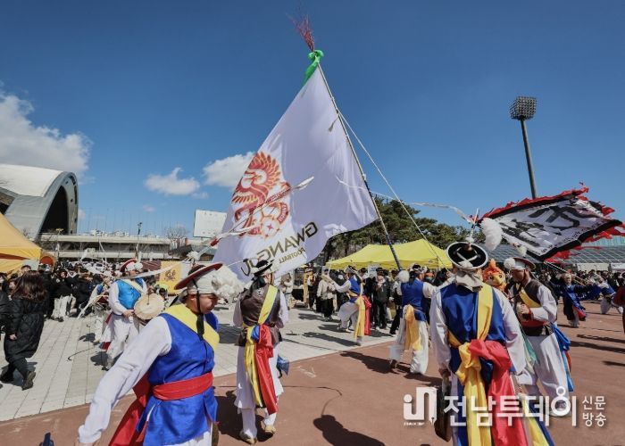 지난해 광주FC 24시즌 홈개막전