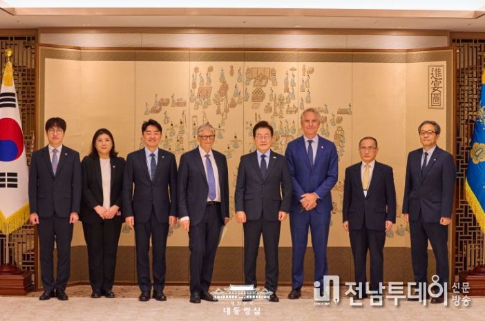 '빌 게이츠' 게이츠재단 이사장 접견