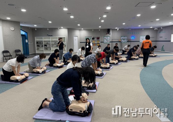 담양군 긴급자원봉사지원단, 재난 대응력 높이는 안전체험 교육 진행