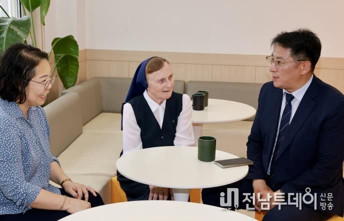 전라남도의회 박문옥 도의원, “발달장애인의 어머니  라이안 제라딘 수녀를 만나다”