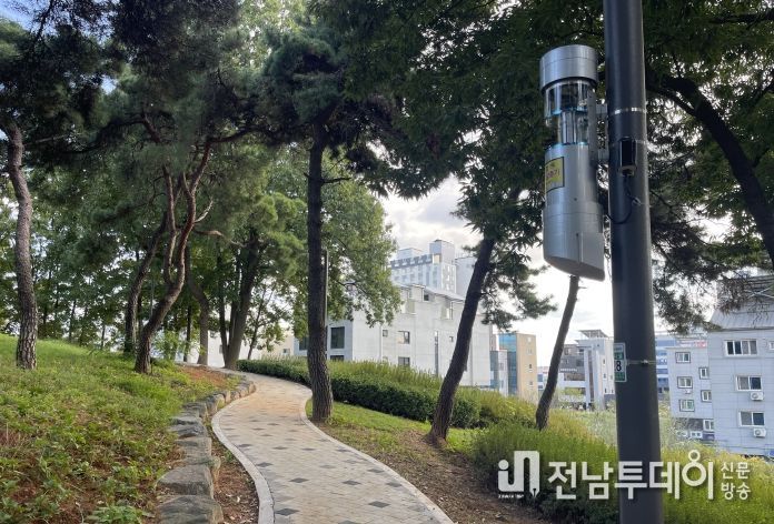 포충기·기피제분사기 설치 모습