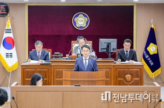 광주 동구의회 김재식의원 ‘야간관광 활성화 필요’ 5분발언 진행