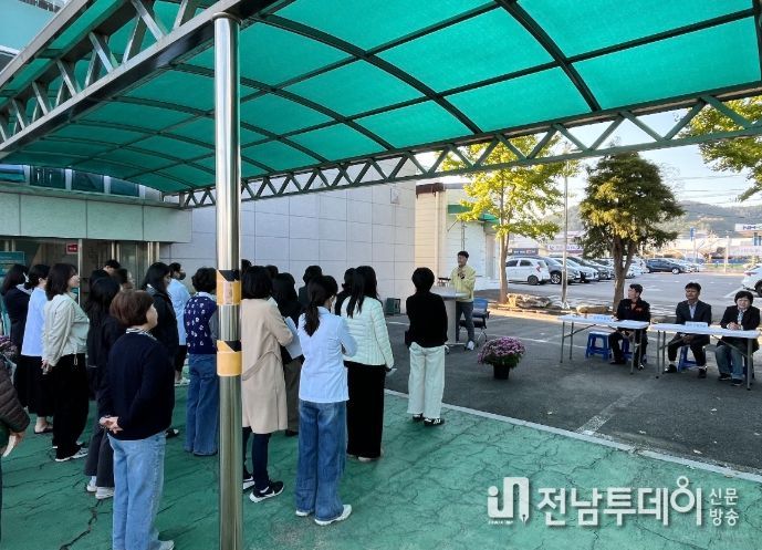 강진군 보건소, 강진소방서와 합동훈련