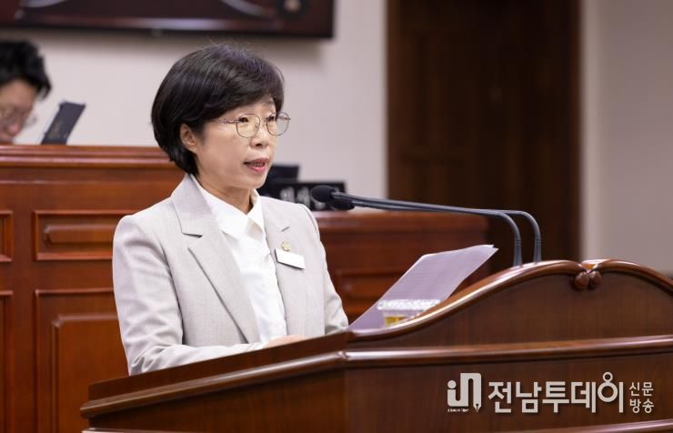 순천시의회 최미희 의원, 한-미 관세 협상 결과 강력 규탄