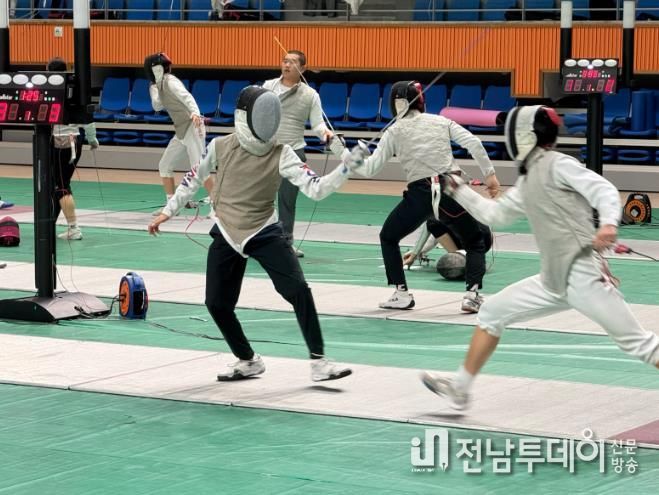 강진군, 한국중·고펜싱연맹 전국 펜싱 선수권 대회 개최