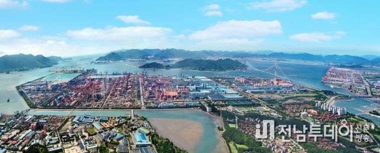 포스코 광양제철소 전경