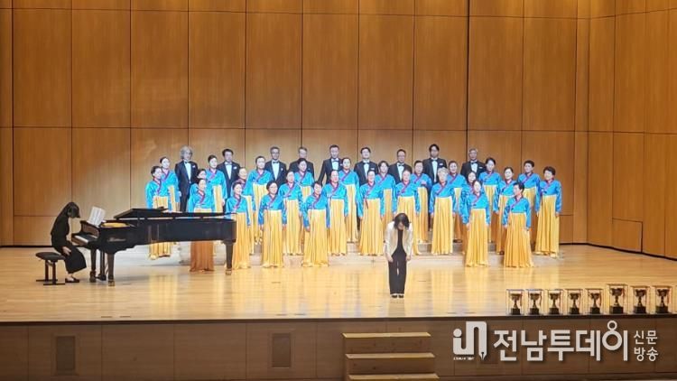 화순 여미합창단, 제33회 전남도민합창경연대회 1위 수상