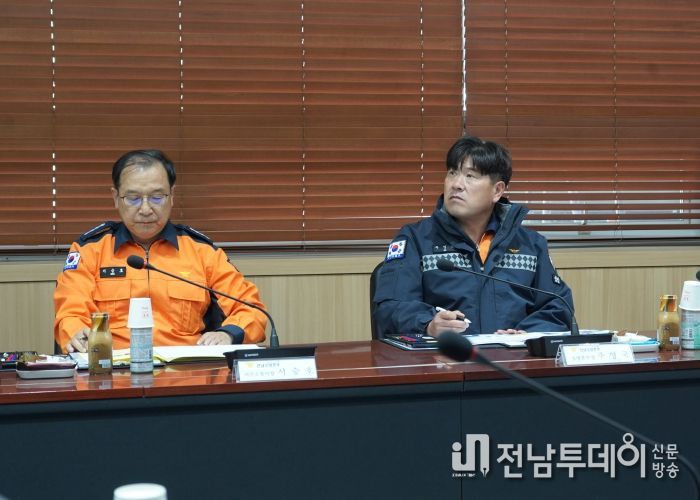 전남소방본부장, 한국동서발전 신호남건설추진본부 안전관리 지도