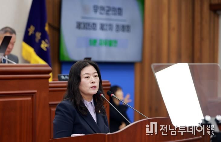 무안군의회 정은경 군의원, “군립어린이합창단 창단, 전향적으로 검토해야”