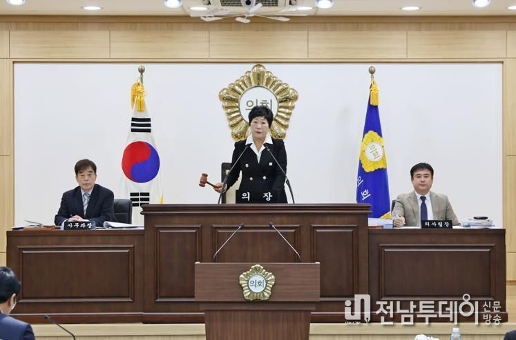 진도군의회, 제312회 정례회 개회