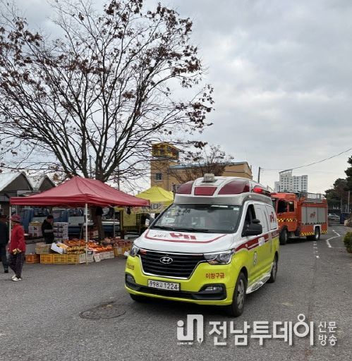 나주소방서, ‘불조심 강조의 달’맞아 소방차 퍼레이드 및 화재예방 캠페인 실시