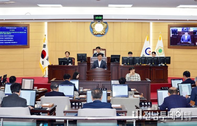 광양시의회, 광양항 배후단지 폐기물 화재“전면 조사 및 재발 방지 대책 마련”