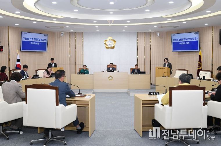 제301회 광산구의회 정례회 제2차 본회의 구정질문_박미옥 의원