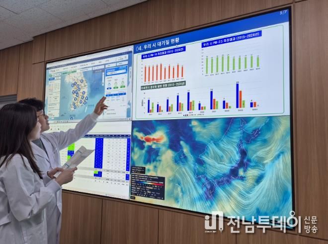 광주광역시 “대기질 정보 문자서비스 신청하세요”