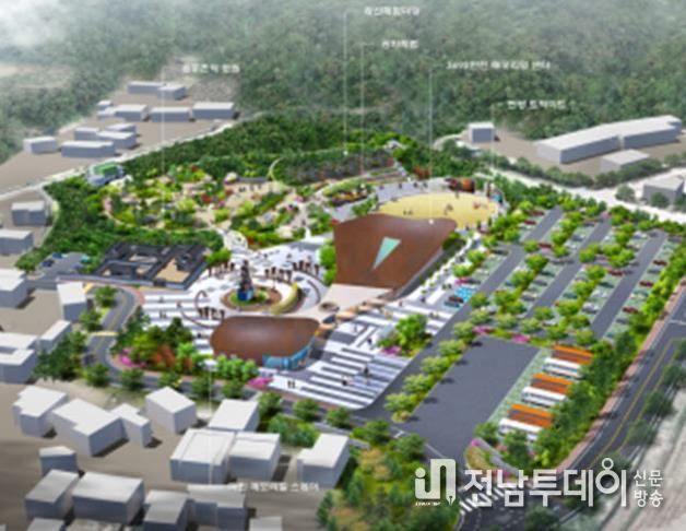 한천탄광 생활권(능주면) 관광거점개발 사업 조감도