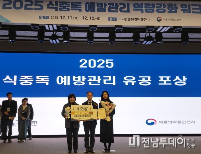 식중독 예방관리 유공 포상