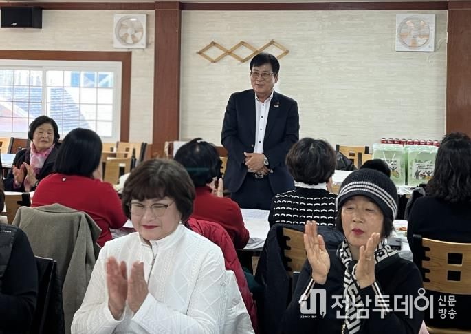 12일 관내 식당(천지면옥 2층)에서, 간담회 사진