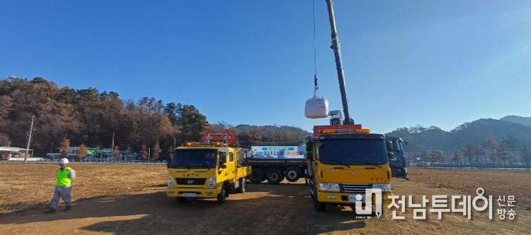 광양시, 동절기 도로제설 모의훈련 실시