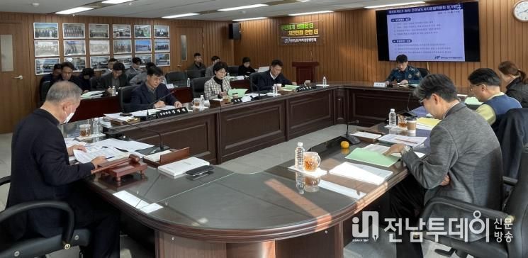 전남자치경찰위 정기회의 사진