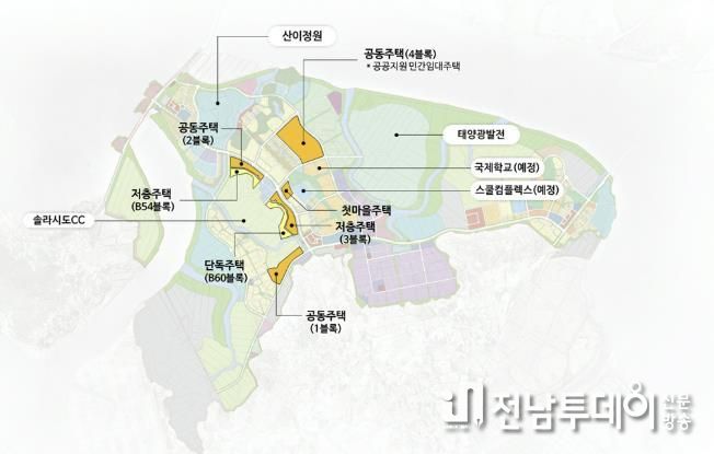 솔라시도 기업도시 주택단지