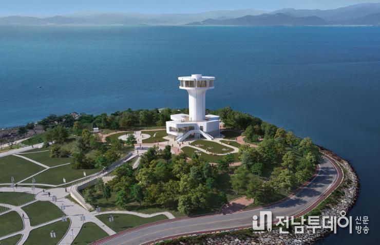 고흥군, ‘고흥지구 선셋가든’ 관광경관 명소화 사업 본격화 - 고흥지구 선셋가든 조감도