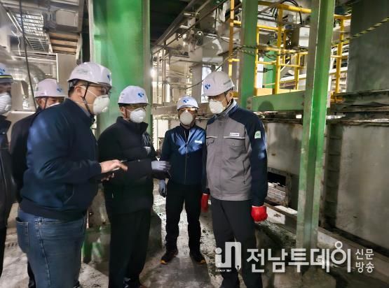 여수시도시관리공단, 동절기 대비 경영진 사업장 안전점검 활동