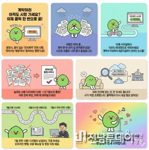 “내 손안의 시청” 광양시, 클릭 한 번으로 계약 완료