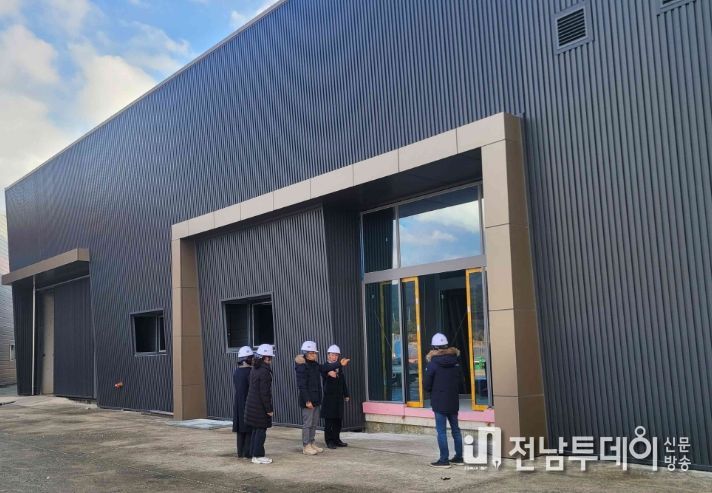 영광군, 미래농업자원육성센터 공사 현장 점검