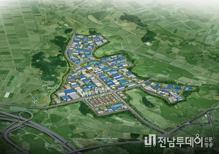 장성나노산업단지 조감도