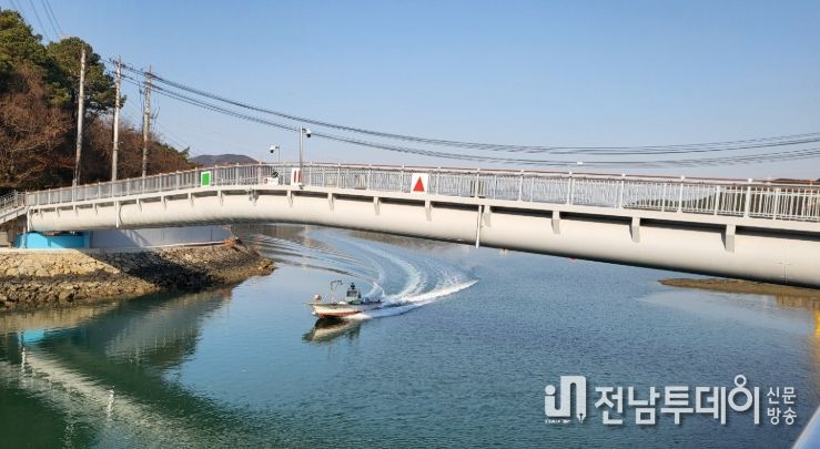 광양시, 태인보도교 설치공사 준공