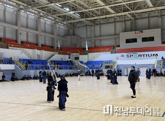 영광군, 전국 중·고교 검도 스토브리그 성황