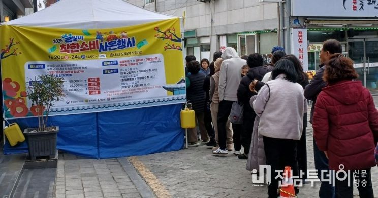 해남사랑상품권 환급행사