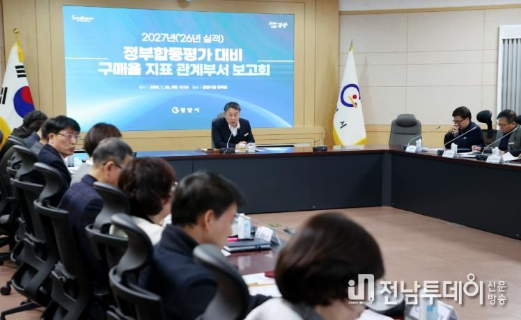 광양시, 정부합동평가 대비 ‘구매율 지표’ 집중 관리