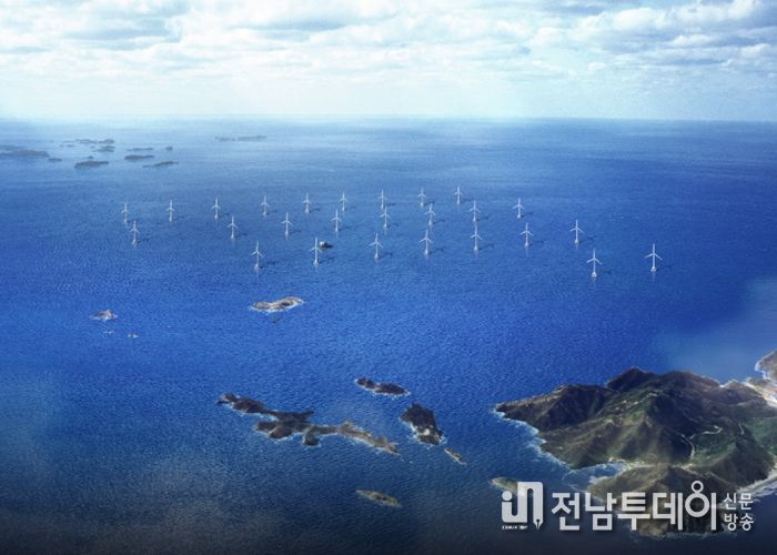 국민성장펀드 신안우이 해상풍력 조감도