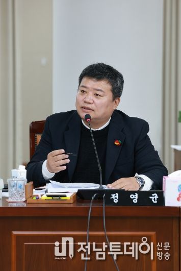 정영균 도의원 기획행정위원회에서 질문